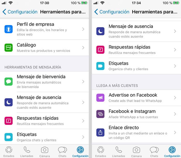 herramientas whatsapp business